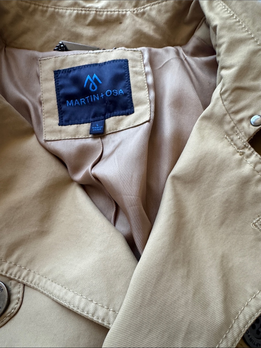 Martin + Osa Classic Tan Trench Coat